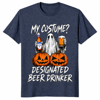Designated drinker shirt in heather navy