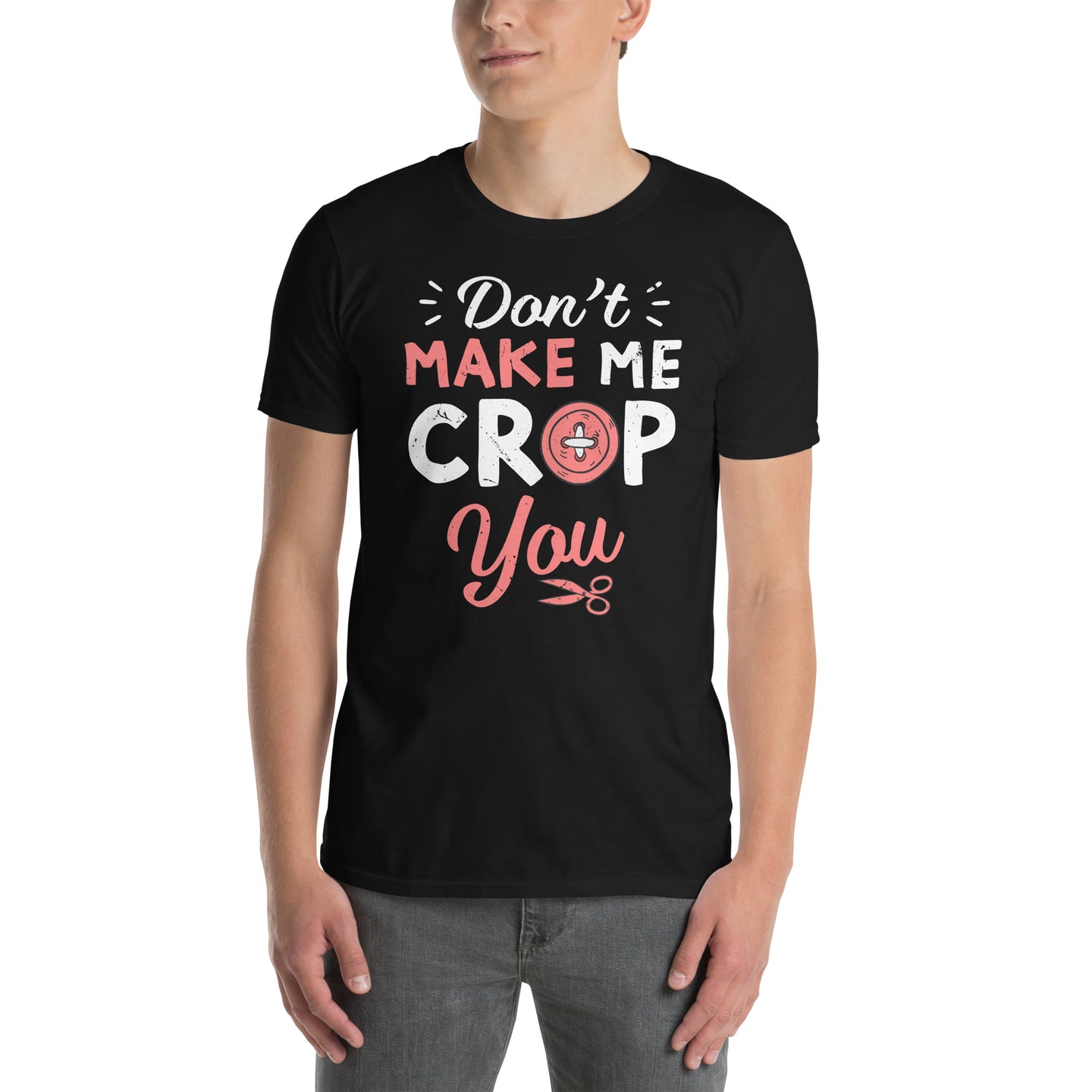 Funny Scrapbooking T-Shirt - Don't Make Me Crop You - Cuccico Design