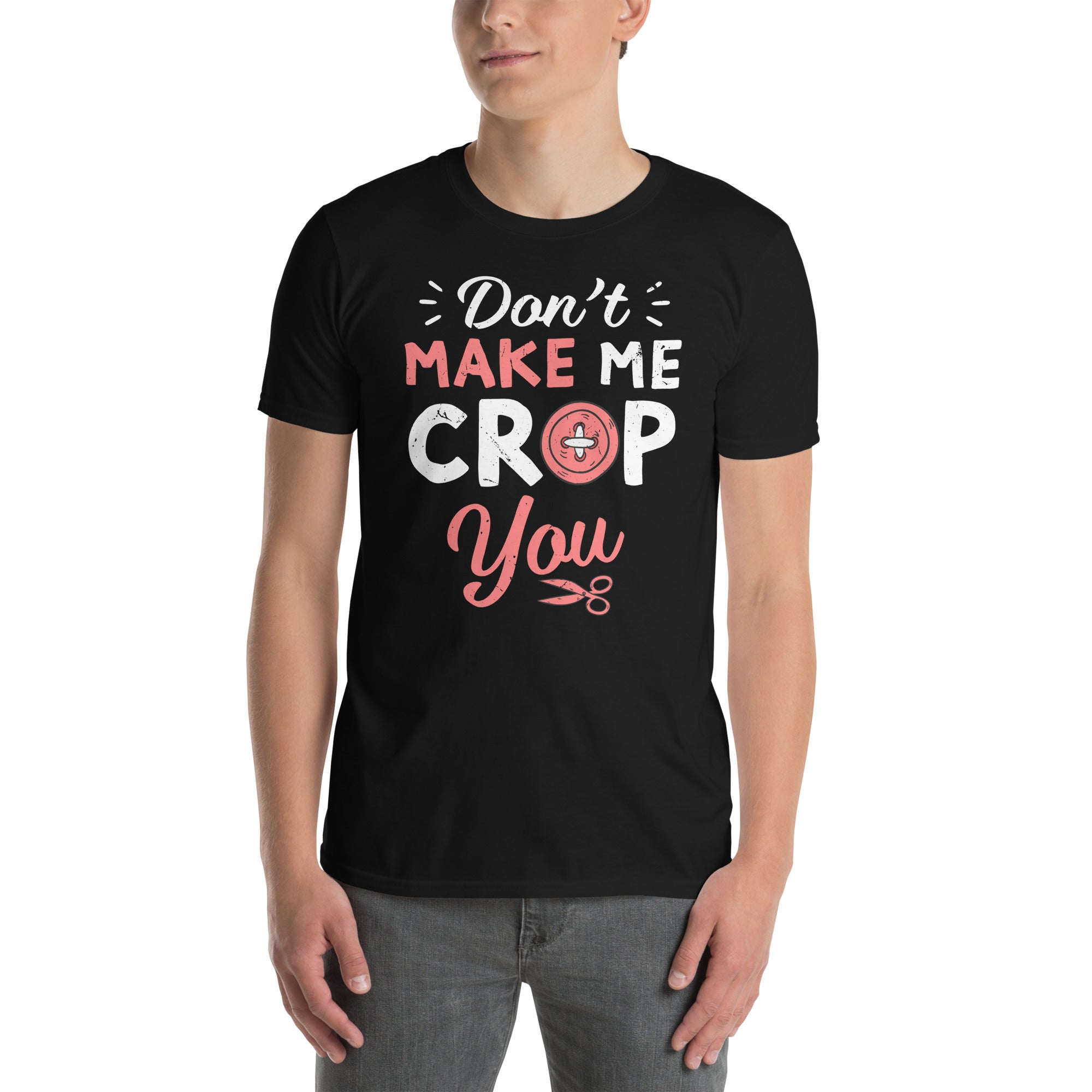 Funny Scrapbooking T-Shirt - Don't Make Me Crop You - Cuccico Design