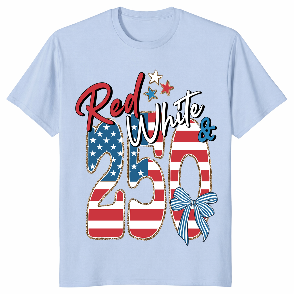 250th Anniversary Shirt – Red White and Blue America 250 Tee