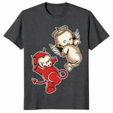 Kewpie Baby Devil Angel Cherubs Shirt – Cute Gothic Graphic Tee