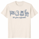 250 Years of Freedom Shirt – American Flag Eagle Liberty Tee