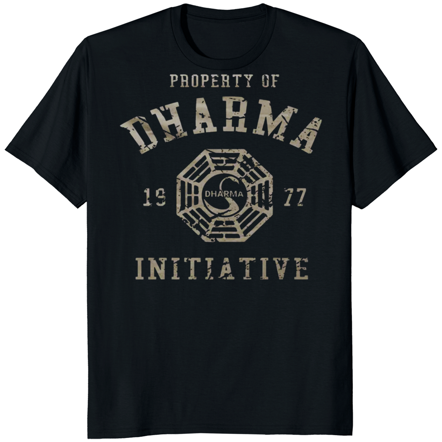 Dharma Initiative 1977 T-Shirt – Lost TV Show Fan T-Shirt