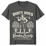 Dirty hoes garden shirt in dark heather