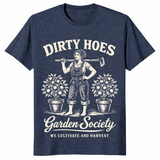 Dirty hoes garden shirt in heather navy