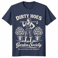 Dirty hoes garden shirt in heather navy
