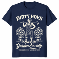 Dirty hoes garden shirt in navy
