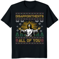 Disappointments All of You Jesus Christmas Shirt | Funny Jesus Holiday Tee – Cuccico | Cuccico