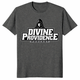 Divine Providence Podcast shirt dark heather bold podcast merch graphic tee