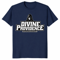 Divine Providence Podcast shirt navy logo podcast t shirt for fans