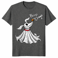 Dog boop halloween shirt in dark heather