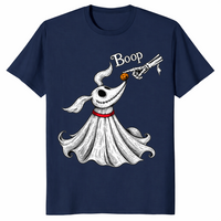 Dog boop halloween shirt in navy