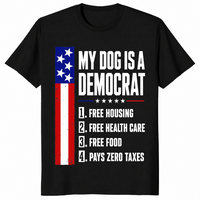 Dog free housing healthcare shirt black