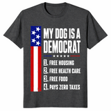 Dog free housing healthcare shirt dark heather grey