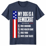 Dog free housing healthcare shirt heather navy