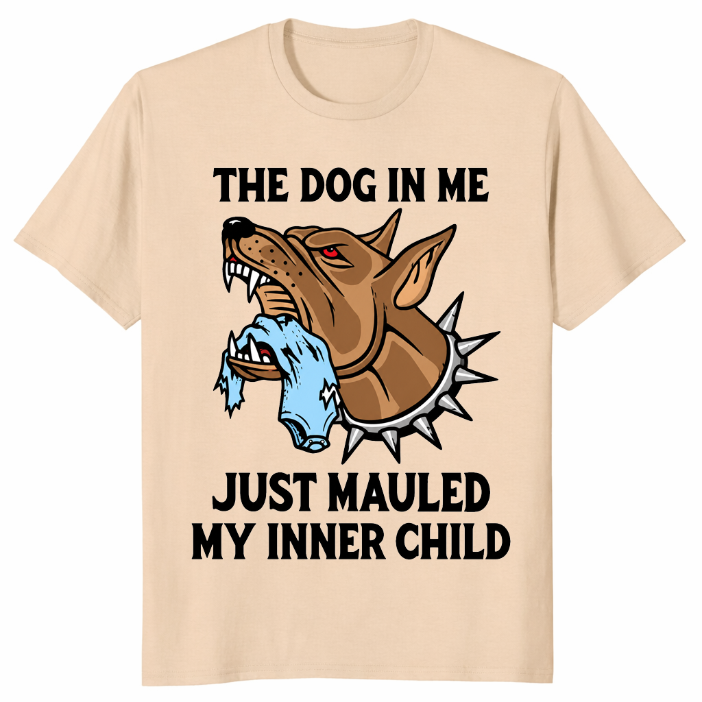 Dog In Me Meme Shirt in sand