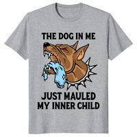 Dog In Me Meme Shirt in sport grey