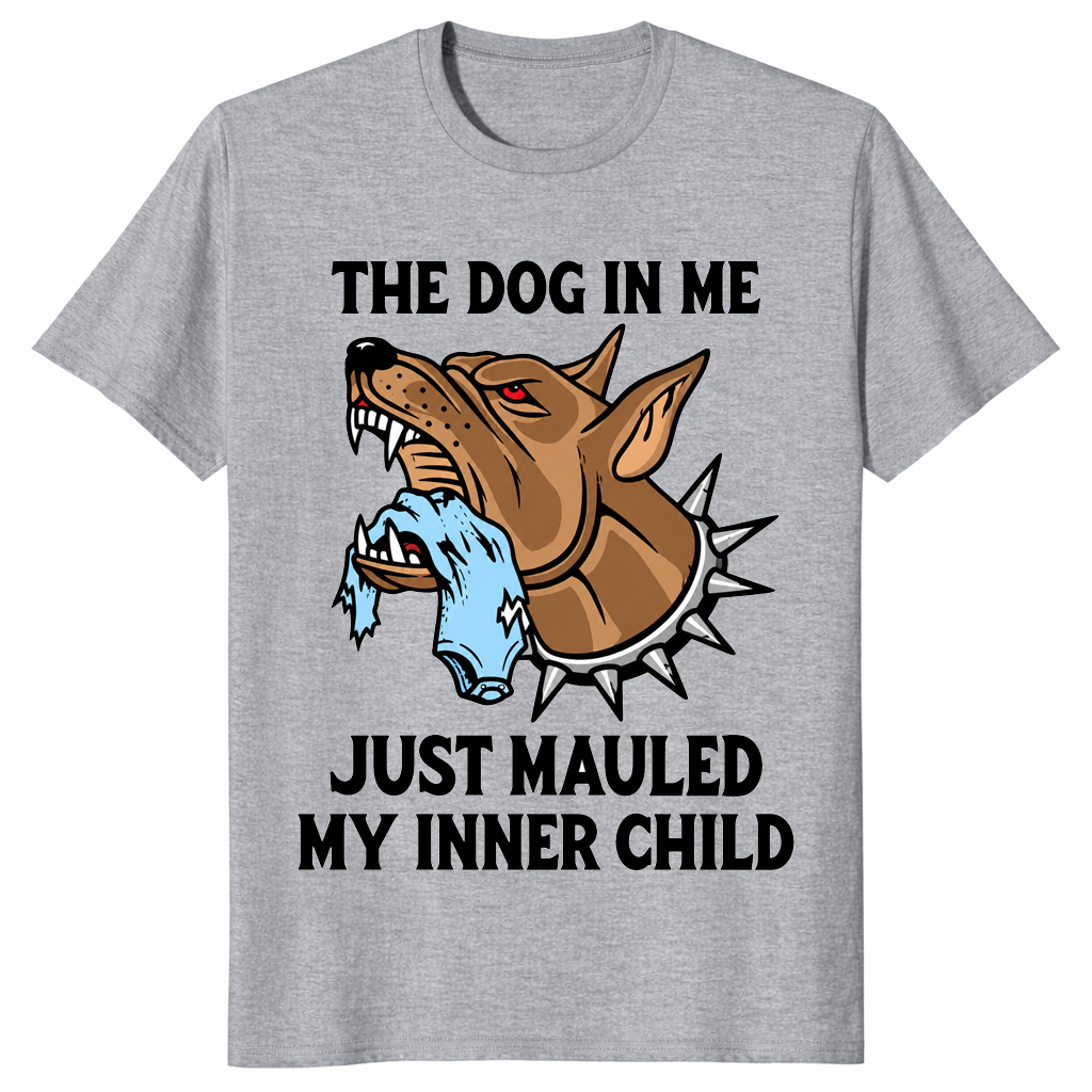 Dog In Me Meme Shirt in sport grey