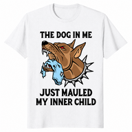 Dog In Me Meme Shirt in white
