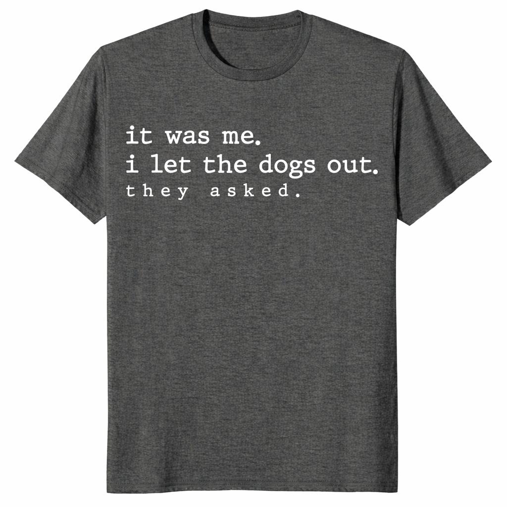 Dog lover gift shirt with sarcastic dog humor typography design