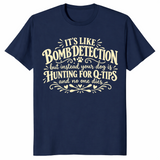 Dog q-tips shirt in navy