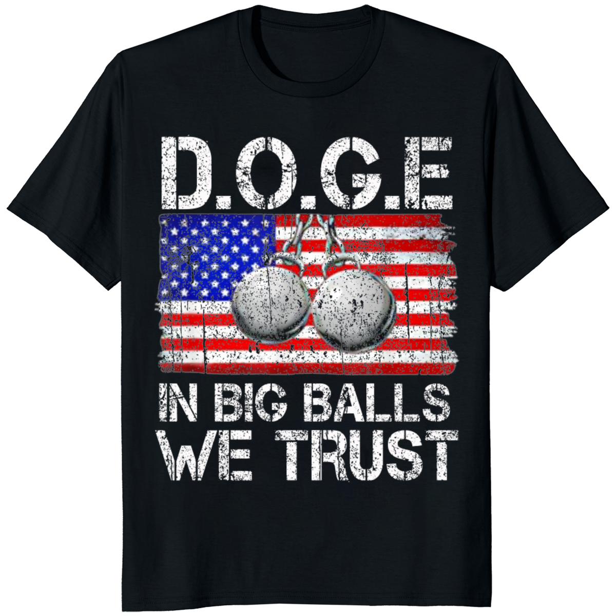 Doge In Big Balls We Trust Shirt – Funny Meme Crypto T-Shirt | Cuccico