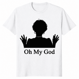 Don't Blow It Oh My God shirt in white