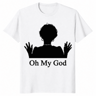 Don't Blow It Oh My God shirt in white