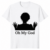 Don't Blow It Oh My God shirt in white