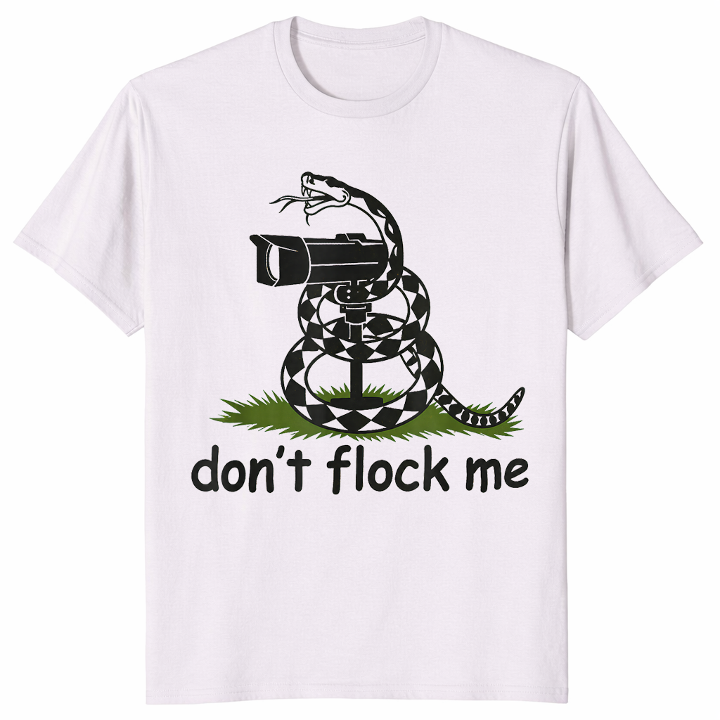 Don't Flock Me shirt in ice grey