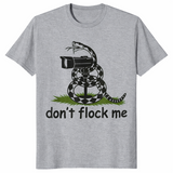 Don't Flock Me shirt in sport grey