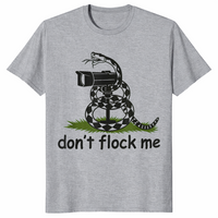 Don't Flock Me shirt in sport grey
