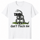 Don't Flock Me shirt in white