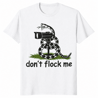 Don't Flock Me shirt in white
