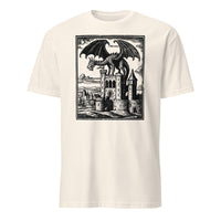 Natural Dragon Vintage Shirt with Medieval Graphic and Grimdark Tee design