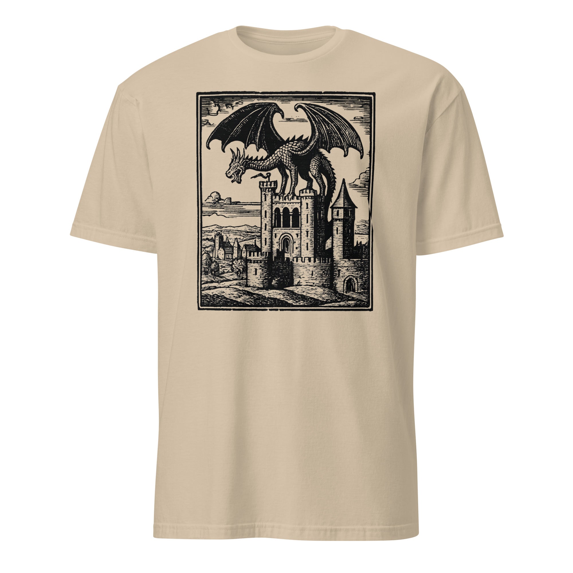 Sand Dragon Vintage Shirt with Medieval Graphic and Grimdark Tee design