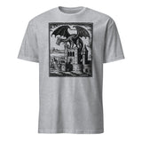 Sport Grey Dragon Vintage Shirt with Medieval Graphic and Grimdark Tee design