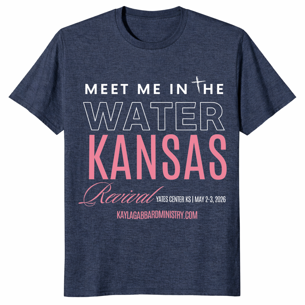 Meet Me In The Water Kansas Revival T Shirt | Christian Gift