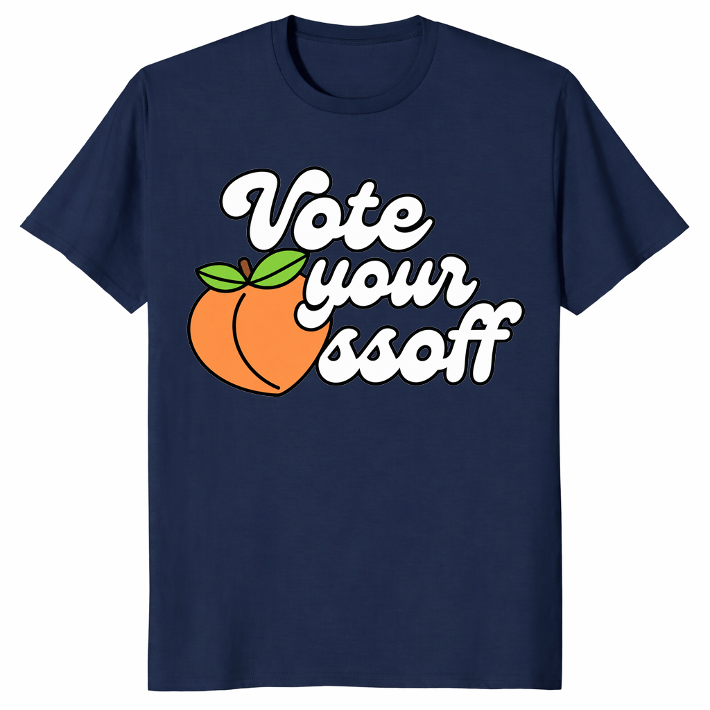 Georgia Peach Vote Shirt | Retro Georgia Senate Race Funny Tee