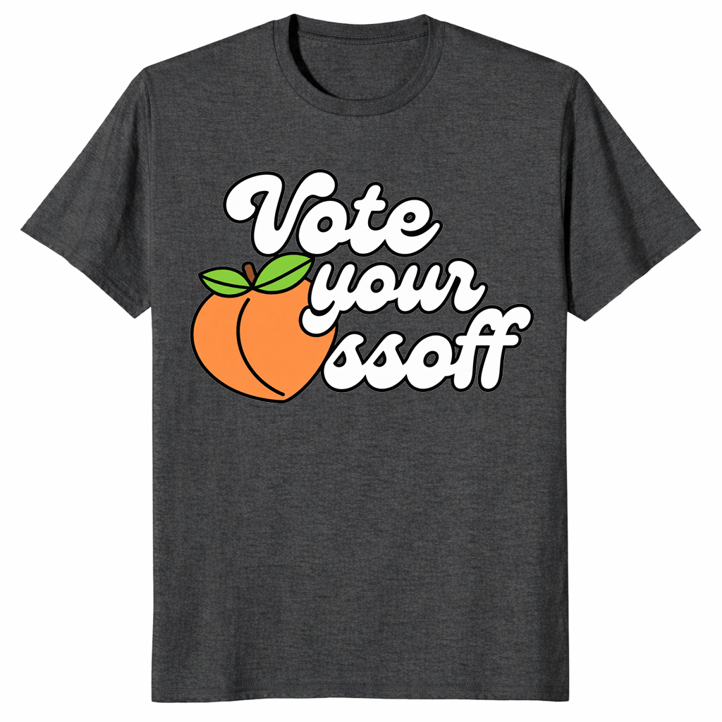 Georgia Peach Vote Shirt | Retro Georgia Senate Race Funny Tee