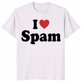 I Love Spam Funny Humor Shirt | Retro Foodie Tee | Cuccico