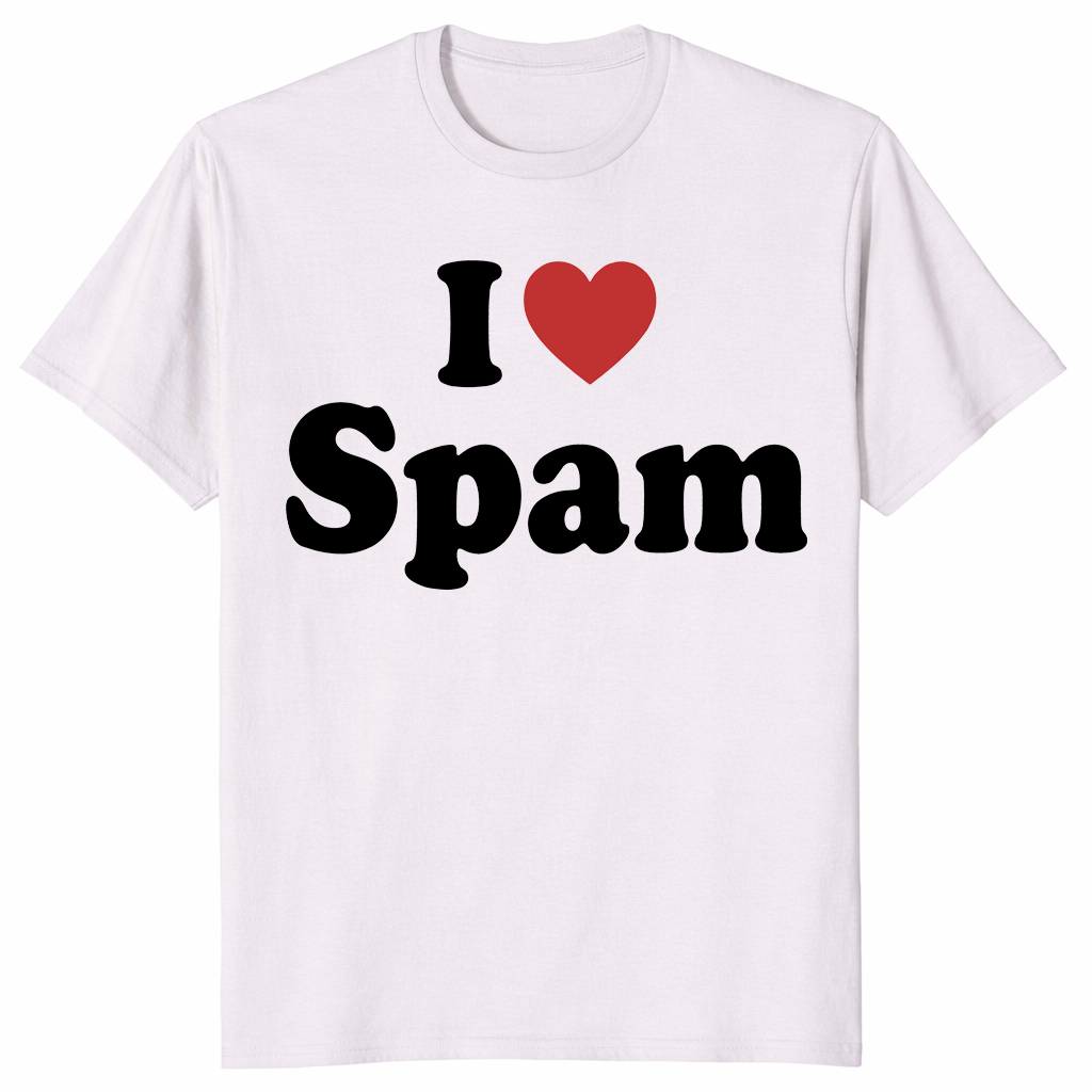 I Love Spam Funny Humor Shirt | Retro Foodie Tee | Cuccico