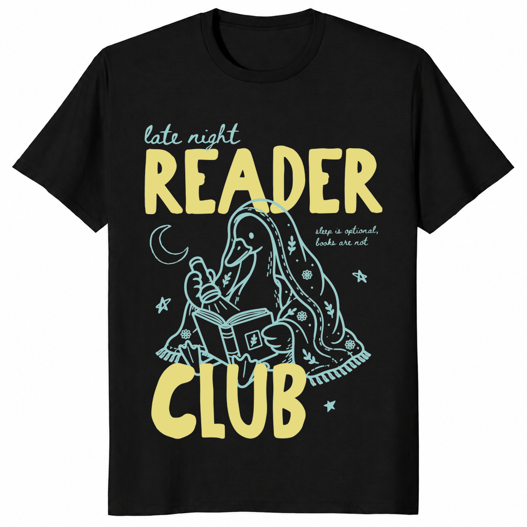 Lustiges Gänse-Buch-Shirt | Geschenk für Leseratten im Buchclub