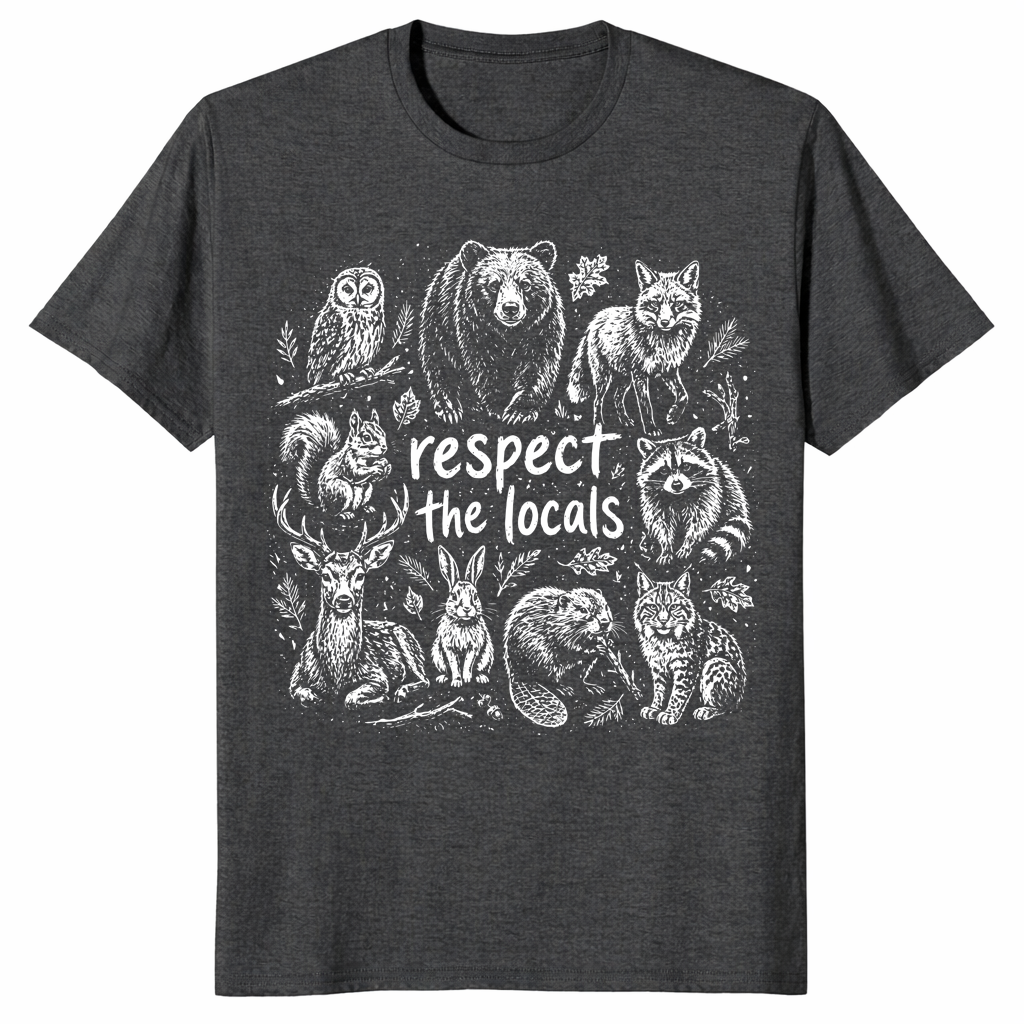 Respect The Locals Shirt | Wildlife Nature Lover Tee
