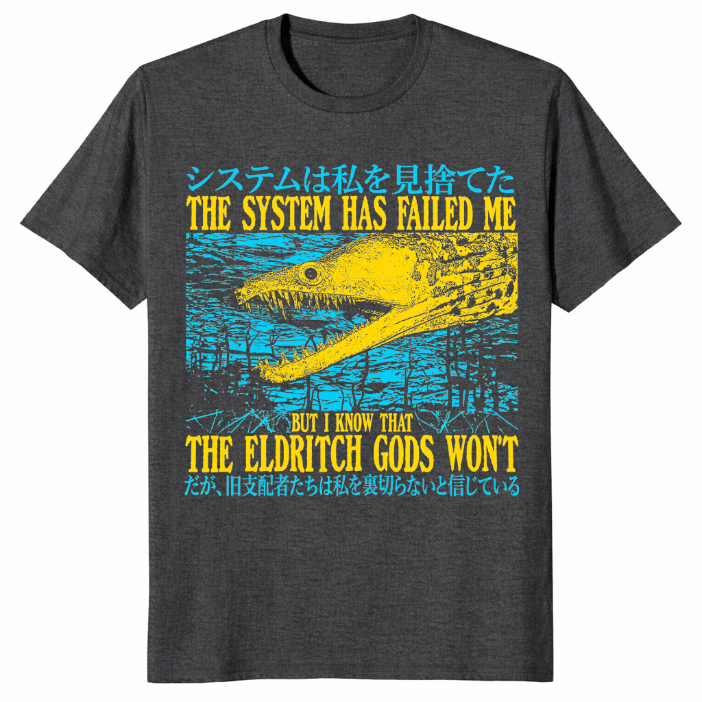 Vintage Eel Shirt – The System Has Failed Me Funny Retro Tee