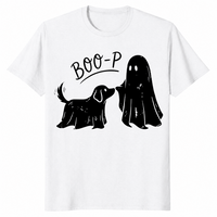 Boo-p Geister-Hunde-Shirt | Lustiges Halloween-T-Shirt für Hundemamas