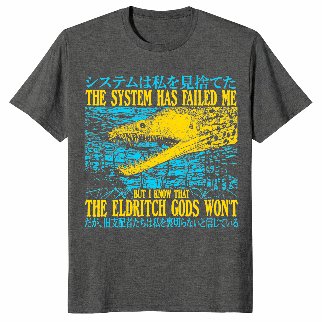 Vintage Eel Shirt – The System Has Failed Me Funny Retro Tee