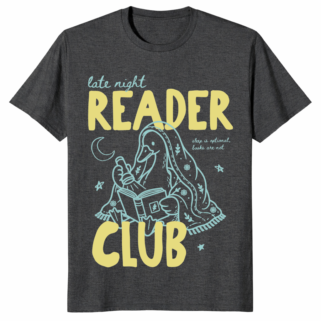 Lustiges Gänse-Buch-Shirt | Geschenk für Leseratten im Buchclub