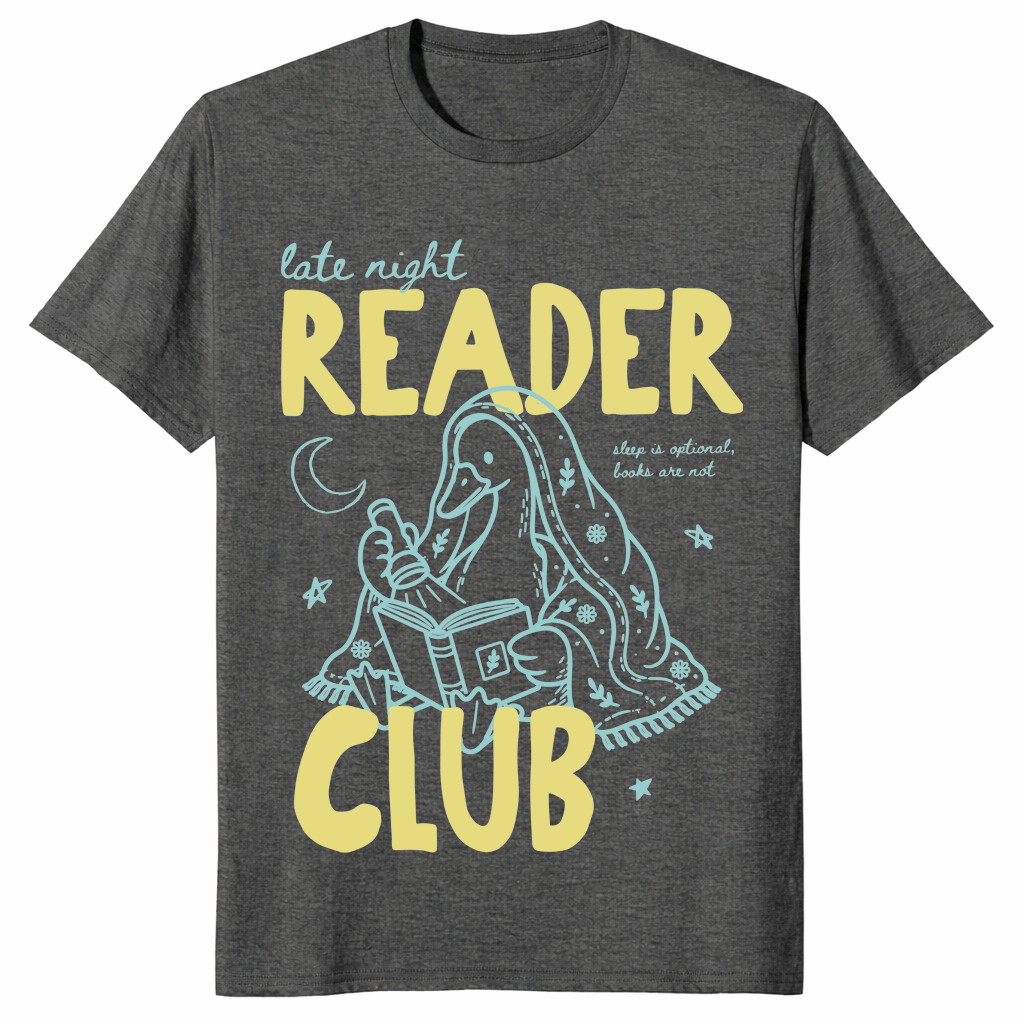 Lustiges Gänse-Buch-Shirt | Geschenk für Leseratten im Buchclub