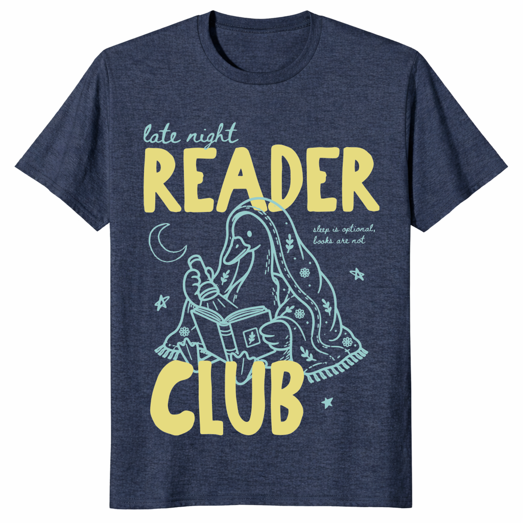 Lustiges Gänse-Buch-Shirt | Geschenk für Leseratten im Buchclub